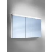 Schneider PATA LED Armoire de toilette, 3 portes 60/30/60cm, 1495x120x756mm, éclairage supérieur variable, 161.150.02.02