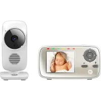 Motorola MBP-483 Babyfoon met camera 2.8" - Met kleurenscherm en infrarood verbinding - Wit