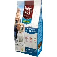 Hobby First Puppy Junior au poisson et riz pour chien