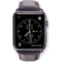 dbramante1928 Copenhagen Bracelet de montre en Cuir Apple Watch 42 mm Noir