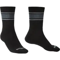 Bridgedale Chaussette Bridgedale Unisex Everyday Merino Endurance Black Light Grey-Taille 40 - 43
