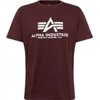 Alpha industries T-Shirt lie de vin / blanc
