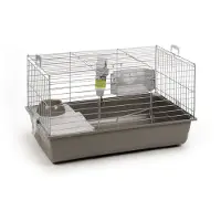 Savic Nero 2 Deluxe - Cage à lapins - Argenté / Gris - 80x50x44 cm
