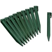 Nature Ancrage de jardin 10 pcs. Vert