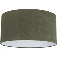 QAZQA Abat-jour en tissu vert foncé 50/50/25