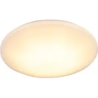TRIO Plafonnier moderne blanc avec LED 15W IP44 - Tiho