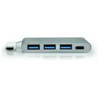 Port Designs PORT Connect - Hub - 3 x SuperSpeed USB 3.0 + 1 x USB-C