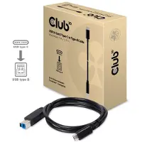 Club 3D 900224579 Usb-c To Usb-b Cable 1 M Noir
