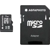 Agfa 32Go MicroSDHC Class 10, 32768 MB, Micro Secure Digital High-Capacity (MicroSDHC), 32 mm, 24 mm, 1 mm, Blase