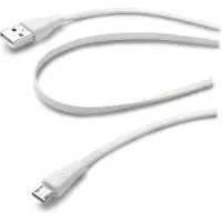 Cellularline Câble microUSB 1 m Blanc