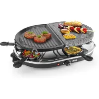 Princess Raclette 8 Pierrade et Gril Ovale 162710