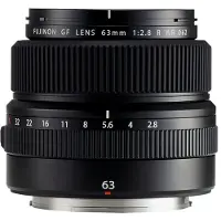 Fujifilm Objectif hybride Fuji GF 63mm f/2,8 R WR Noir