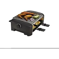 Princess Gril à pierre à raclette avec 4 poêlons 600 W 162810