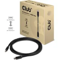 Club 3D 900224552 Displayport To Mini Displayport 1.4 Cable Displayport Cable 2 M Noir