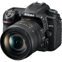 Nikon D7500 + objectif AF-S DX NIKKOR 16-80 VR, 20,9 MP, 5568 x 3712 pixels, capteur CMOS, 4K Ultra HD, écran tactile, couleur noire
