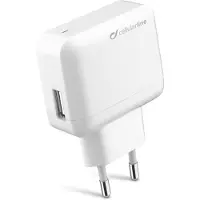 Cellularline Chargeur USB 2 A Blanc