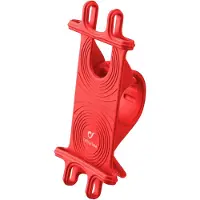 Cellularline Support vélo pour Smartphone 4" - 6" Rouge