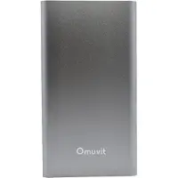 Muvit ultra dunne externe batterij + micro USB kabel, zilver
