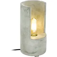 Eglo Lampe de table Lynton 27 cm Béton Gris
