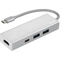 Hama Hub USB 3.1 Type-C 1:3 + Moniteur/TV