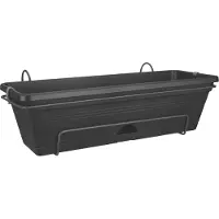 Elho Pot de Plante Elho Basics Noir - 25,7 x 47,3 x 16,7 cm