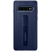 Samsung Galaxy S10 Cback cover Protect Stand Bleu