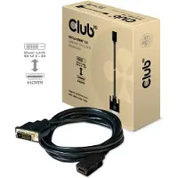 Club 3D DVI-D to HDMI 1.4 Cable M/F 2m