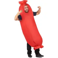 Rubies Costume adulte de saucisse rouge