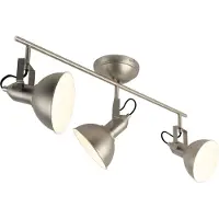 TRIO Ventilateur de plafond noir Moonah Ø 122 cm IP55
