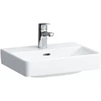 Laufen Lave-mains 450 x 340 mm avec trop-plein, 1 trou pour robinet, blanc PRO S