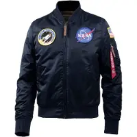 Alpha industries Ma-1 Vf Nasa Jacket Bleu M Homme