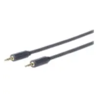 VivoLink - Câble audio - mini-phone stereo 3.5 mm mâle pour mini-phone stereo 3.5 mm mâle - 12 m - double blindage - noir