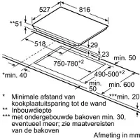 Bosch Taque à induction Flex Pxe875Dc1E