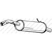 Bosal Silencieux arrière 190-053