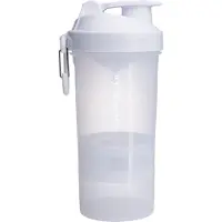 Smartshake Original2GO shaker de sport + pot de conservation teinte/couleur Gun Smoke Black 600 ml