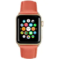 dbramante1928 Madrid Bracelet de montre en Cuir Apple Watch 42 mm Rose