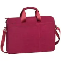 Riva Case Sacoche pour ordinateur portable - jusqu'à 15,6'' - Rose/rouge - Riva