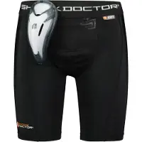 Shock Doctor Short de compression avec coquille de Baseball Bioflex cup