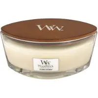 Woodwick Island Coconut bougie parfumée avec mèche en bois (hearthwick) 453 g