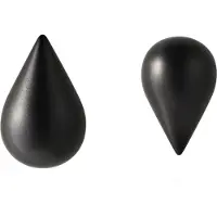 Normann Copenhagen - Dropit Patère 2 pcs. Large Black