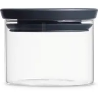 Brabantia 298301 jar Round Glass Grey, Transparent