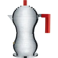 Alessi Pulcina - Machine à expresso, 30 cl, rouge, aluminium