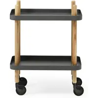 Normann Copenhagen Block table d'appoint de gris foncé