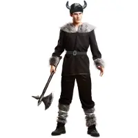 MOM Wild Viking Man Costume Marron XL Enfants