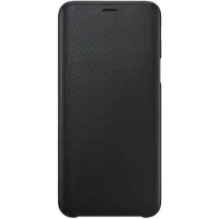 Samsung Galaxy J6 (2018) Coque à Rabat Portefeuille Noir