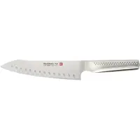 Global Ni GN-002 couteau de chef oriental 20 cm avec alvéoles