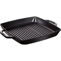 Staub Grill Staub Carré Black 28 cm