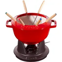 Staub Service à fondue 20cm - cerise