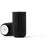 Lyngby Porcelæn Vase en porcelaine Lyngby - noir - 15 cm - Taille unique