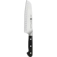 Zwilling Pro Couteau Santoku 18 cm avec Alvéoles